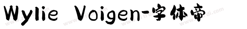 Wylie Voigen字体转换